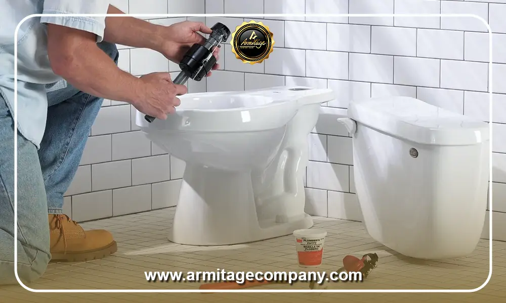 نصب و آکس تخلیه توالت فرنگی یک تکه و دوتکه